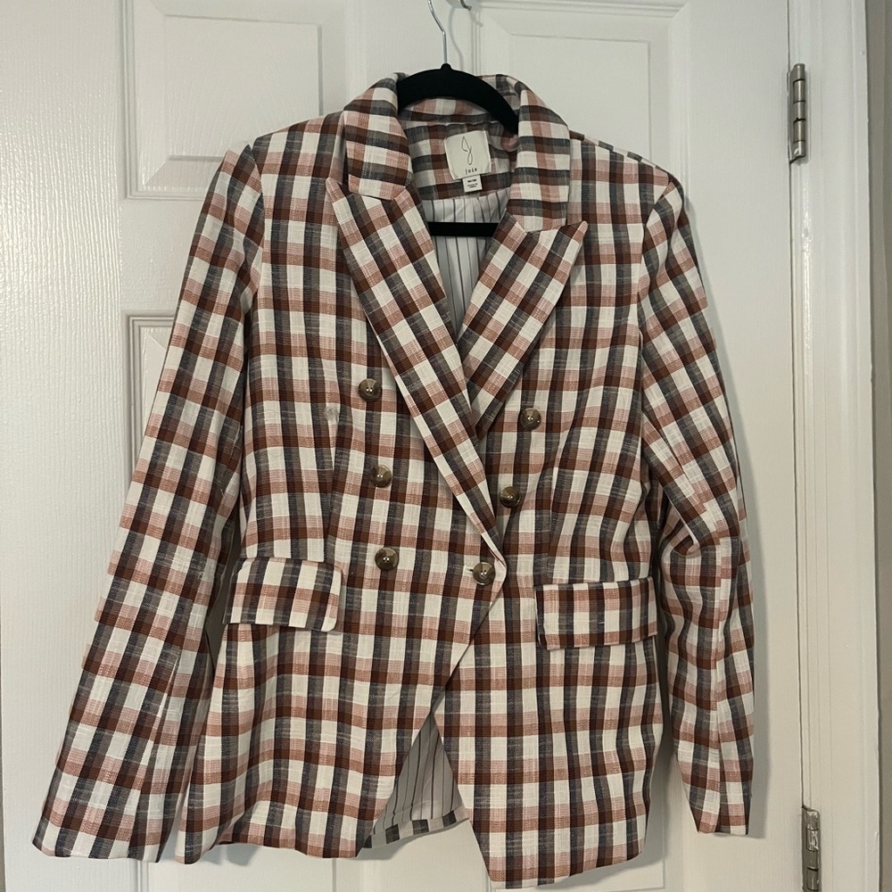 Plaid Blazer